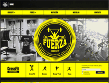 Tablet Screenshot of fuerzacrossfit.com